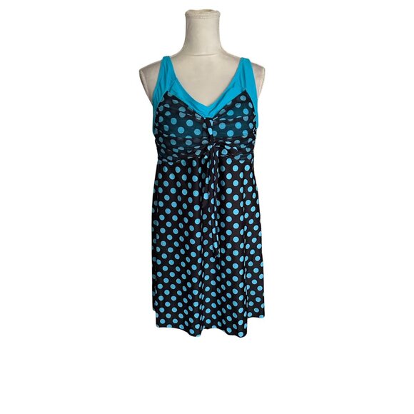 Hanna Nikole 2pc Tankini Swimsuit Set Boyshorts Size 20W Plus SIzeTummy Control - Picture 1 of 12
